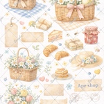 \1105/オリジナルコラージュシート 素材シート