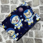 HandMadeマナーベルト　宇宙飛行犬（表生地は伸縮なし）　SSサイズ～Mサイズ（Ｌサイズはオプションからお選びください）