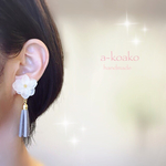 タッセル×お花♡一点物