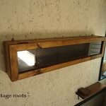 [サイズオーダー可]-vintageroots-03壁掛けコレクションケース