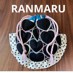 ハンドメイド巾着♡ハートキルト♡母の日ギフト♡#RANMARU