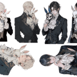 【4月受注販売品】SWEET BOY RABBIT MASK　CS　コラージュシート