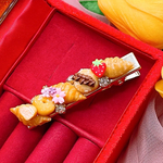 🩷一点限定🩷 アツアツ 焼きたてパン？❣️フェイクフード 大人可愛い🩷 クロワッサン ドーナッツ🍩✨ 🍓イチゴのクッキー🍓レディース ヘアアクセサリー バレッタ クリップ