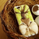 リス×木×アイフォンケース