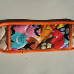 水筒ひもカバー　動物　オレンジ