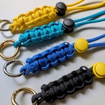 【送料無料】【ターコイズ】シンプル パラコードペットボトルホルダー｜軽量・丈夫｜アウトドア・日常使いに