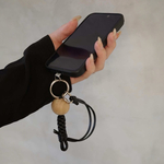 Orb. / Hand Strap ｜スマホハンドストラップ  スマホストラップ ハンドストラップ スマホショルダー スマホアクセサリー スマホケース ウッド 木 レザーハンドストラップ レザー