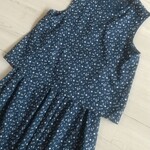 🗝️小花ベスト&タックスカート★セットアップ