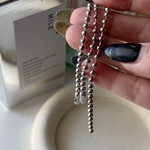10pcs)4330)キーホルダーボールチェーン)rhodium)#4p