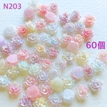 ネイルパーツ 薔薇 バラ グラデーション ワンホン y2k 韓国 ピンク ブルー パープル