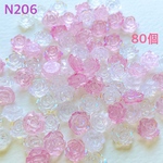 ネイルパーツ デコパーツ 薔薇 バラ クリア ピンク ミックス y2k ワンホン 韓国 
