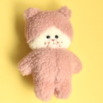 小さなモコモコニャアさん　ピンク