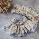 【在庫追加/ラスト３点】"Toile Antique... * " ヘアボンネット/付け襟set