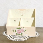 薔薇のデスクラック　トールペイント 