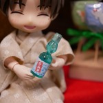 冷え冷えラムネ　小サイズ　　１本　ミニチュア