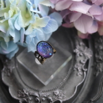宵闇に染まる紫陽花　リング