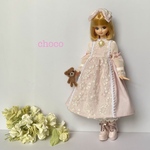 リカちゃん服　ブライス服　アンティーク風ドレス　キラキラした午後の光の中で🫧✨
