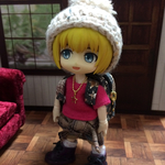 【再販】オビツ11 レザーリュック 星柄