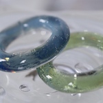 soda ring 🫧　– しゅわっと弾ける泡のガラスリング –