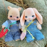 新色！🪴ガーデナー🪴くたくたシャツ＆オーバーオールセット cocoriang kumukukuサイズ
