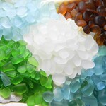 海辺の輝き　5色系色ミックス極小・小型サイズ徳盛無選別（シーグラス）