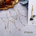 【knz3995chmm】【43mm】【8個】 slim twist charm     ひねり・チャーム・ツイスト・キラキラ