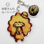 魔女のパン⑪お客さんのルーシーパン　アクリルキーホルダー