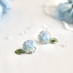 月あかり紫陽花のピアス/イヤリング