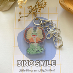【ディロフォサウルス】アクリルバッグチャーム