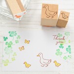アヒルの親子はんこセット