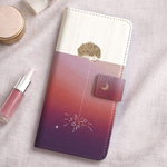 手帳型スマホケース ★  ハグミィ  〜 花火・夕空 〜