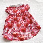 【s様専用】背開き💖きらめくハートとリボンのワンピース