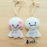 カラー選べる♪　ちっちゃいてるてる坊主のマスコット【5/31まで受付☆受注販売】