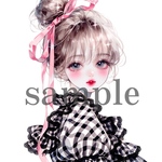 オリジナル人物ステッカー♡No.3571