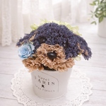 【送料無料】カーネーションの犬♡ヨークシャーテリア♡フラワーペット　プレゼント/ペットのお供え