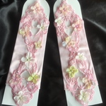 お花のフィンガーレスグローブ♡ピンク