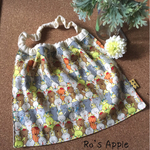 ガーゼの優しいタオルエプロン 動物