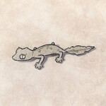 エダハヘラオヤモリ(ベージュ系)　ブローチ