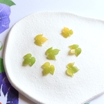 オリジナル作品★リーフのアクリル樹脂パーツ　②