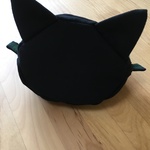 黒猫さんポーチ★ブラックウォッチ