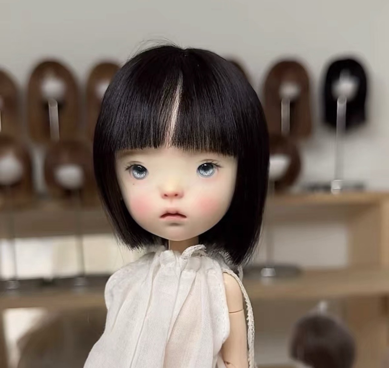カスタムドールウィッグ landoudou ドール ウィッグ モヘアウィッグ