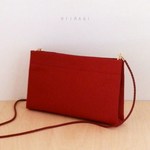 帆布ポシェットmini キャニオンレッド(紐合皮)