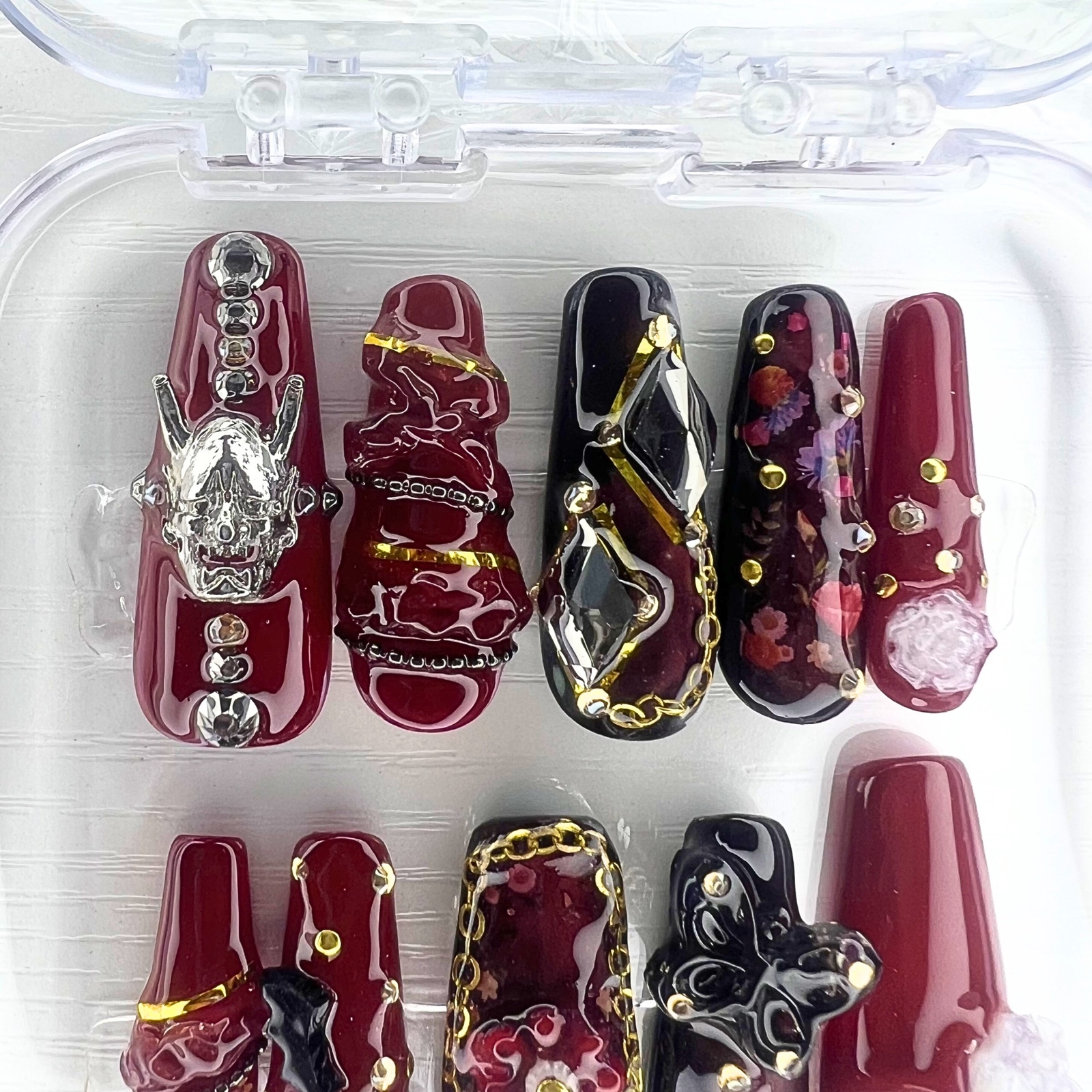 サイズオーダー】ヴォックス・アクマ イメージネイルチップ 概念ネイル