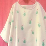 クリームソーダ ゆったりワンピース 生成り
