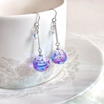 ヨーヨー　（オーロラシャボン）　ピアス/イヤリング/樹脂ピアス/樹脂ノンホール  レジン　水風船　