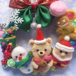 クリスマスリース　くまちゃんの宝物