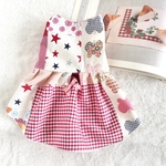 犬服　2号ノースリーブワンピ　パッチワーク　April 