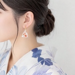 金魚すくい　夏祭り　ピアス　イヤリング　　浴衣