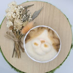 愛猫ヒゲ刺し　マズル型　茶白猫