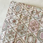 108cm×50cm  インド刺繍生地　ホワイト